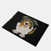 Funny Australian Shepherd Dog Art Deurmat (Schuin)