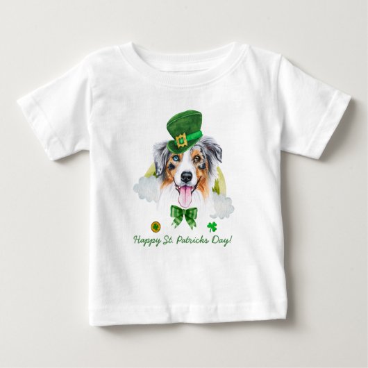 Funny Australian Shepherd Gold St. Patricks Day (Voorkant)