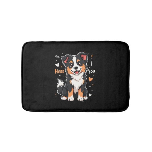 Funny Australian Shepherd Mam Gifts Aussie Ja I H Badmat (Voorkant)