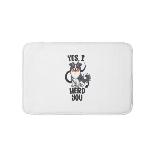 Funny Australian Shepherd Mam Gifts Aussie Ja I H Badmat (Voorkant)