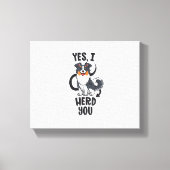 Funny Australian Shepherd Mam Gifts Aussie Ja I H Canvas Afdruk (Voorkant)