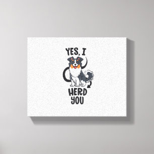 Funny Australian Shepherd Mam Gifts Aussie Ja I H Canvas Afdruk