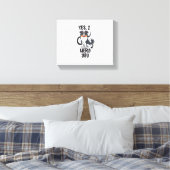 Funny Australian Shepherd Mam Gifts Aussie Ja I H Canvas Afdruk (Insitu (Slaapkamer))