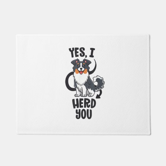 Funny Australian Shepherd Mam Gifts Aussie Ja I H Deurmat (Voorkant)