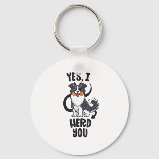 Funny Australian Shepherd Mam Gifts Aussie Ja I H Sleutelhanger (Voorkant)