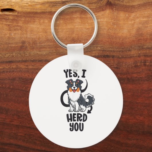 Funny Australian Shepherd Mam Gifts Aussie Ja I H Sleutelhanger (Voorkant)