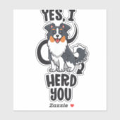 Funny Australian Shepherd Mam Gifts Aussie Ja I H Sticker (Vel)
