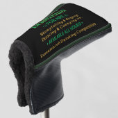 Funny Authentic Irishman voor Hire Golfheadcover (3/4 voorkant)