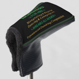 Funny Authentic Irishman voor Hire Golfheadcover