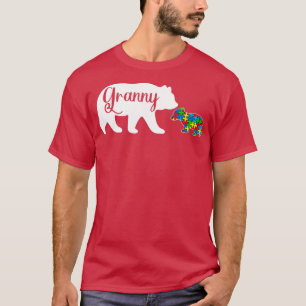 Funny Autism Awarenes Granny Beer Family Autistic T-shirt