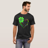Funny Autism Awareness St Patricks Day Clover Auti T-shirt (Voorkant volledig)