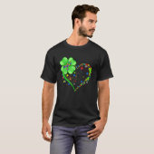 Funny Autism Awareness St Patricks Day Clover Auti T-shirt (Voorkant volledig)
