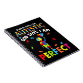 Funny Autism citeert: "Society zegt dat ik autisti Notitieboek (Rechterzijde)