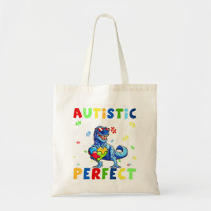 Funny Autism citeert: "Society zegt dat ik autisti Tote Bag