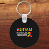 Funny Autism Definition - Autism Awareness Month Sleutelhanger (Voorkant)