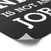 Funny Autism Special Needs Teacher Poster (Hoek)