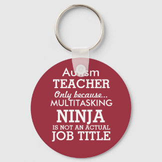 Funny Autism Special Needs Teacher Sleutelhanger
