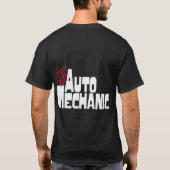 Funny Auto Mechanic T-shirt (Achterkant)