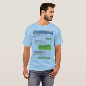 FUNNY AUTOCORRECT TEXS T-SHIRT (Voorkant volledig)