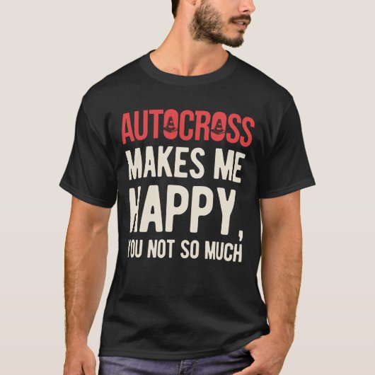 Funny Autocross T-shirt (Voorkant)