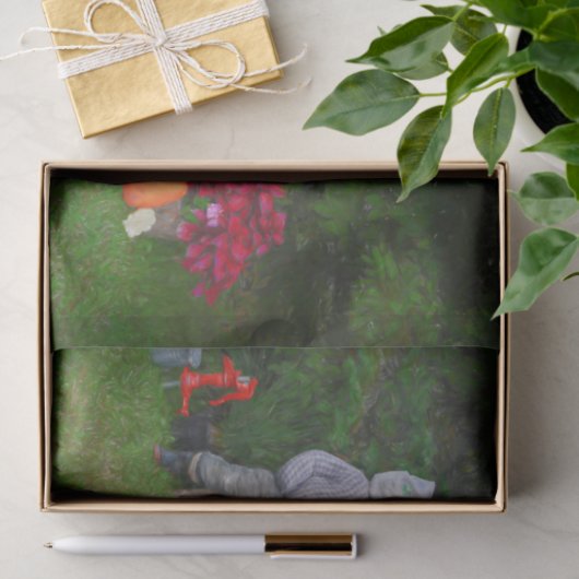 Funny Autumn Family Country Rustic Boerderij Tissuepapier (Geschenk)