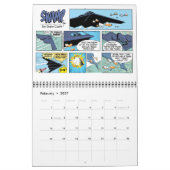 Funny Aviation Cartoon Calendar Kalender (Feb 2027)