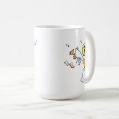 Funny Aviation Cartoon Coffee Mok (Voorkant rechts)
