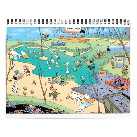 Funny Aviation Comics Agenda Kalender (Hoes)