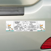 Funny Aviation Duck Bumpersticker (Op auto)