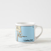 Funny Aviation Humor Espresso Mok (Rechts)