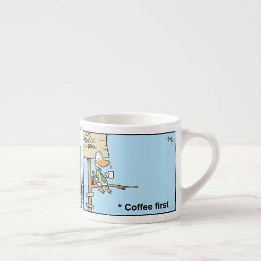 Funny Aviation Humor Espresso Mok (Rechts)