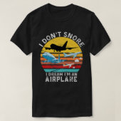 Funny Aviation Quote dat ik niet begrijp dat ik dr T-shirt (Design voorkant)