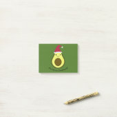 Funny Avo Merry Christhass Avocado Pun Post-it® Notes (Op bureau)