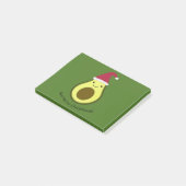 Funny Avo Merry Christhass Avocado Pun Post-it® Notes (Schuin)