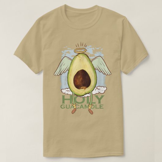 Funny avocado angel t-shirt (Design voorkant)