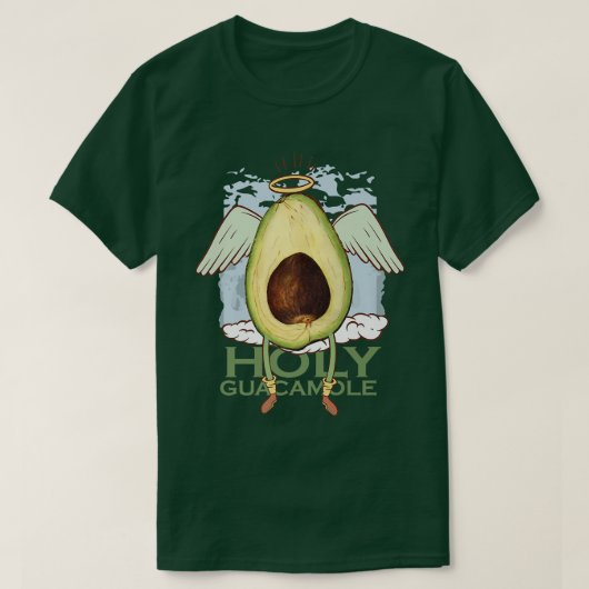Funny avocado angel t-shirt (Design voorkant)