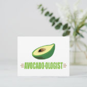 Funny Avocado Briefkaart (Staand voorkant)