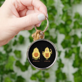 Funny Avocado, Cute Fruit Meme Sleutelhanger (Hand)