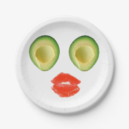 Funny Avocado Face 4Frances Papieren Bordje