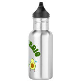 Funny Avocado Fitness Waterfles (Rechts)
