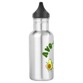 Funny Avocado Fitness Waterfles (Links)