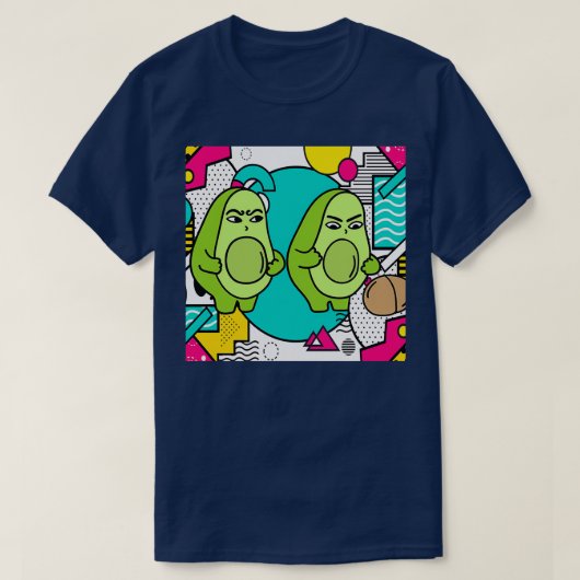 Funny Avocado Fruit 2 T-shirt (Design voorkant)