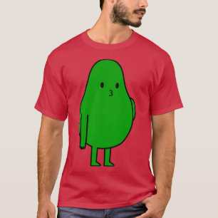 Funny Avocado Fruit Organic and Healthy Food for V T-shirt