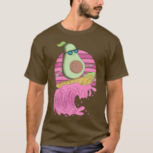 Funny Avocado Funny Surfing Avocado Surfing Avocad T-shirt