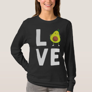 Funny Avocado Gift for Men Healthy Dessert F T-shirt