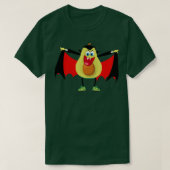 Funny Avocado Halloween sticker T-shirt (Design voorkant)