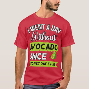 Funny Avocado, ik heb een dag zonder T-shirt