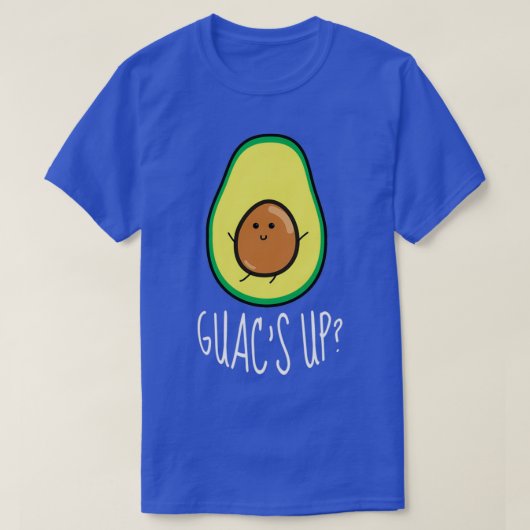 Funny Avocado Illustratie T-shirt (Design voorkant)