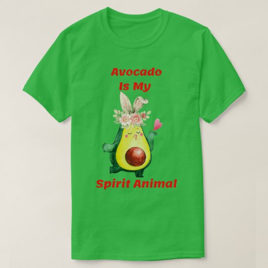 Funny Avocado is mijn dierlijk tandvlees T-shirt (Design voorkant)