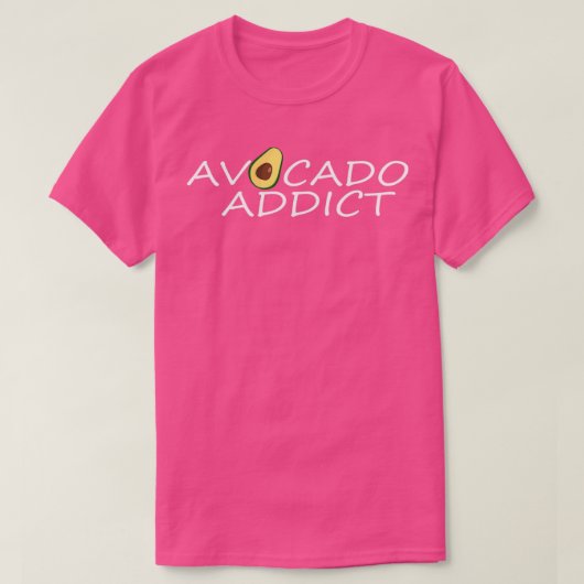 Funny Avocado Lover Gift Cute Avocado Addict T-shirt (Design voorkant)
